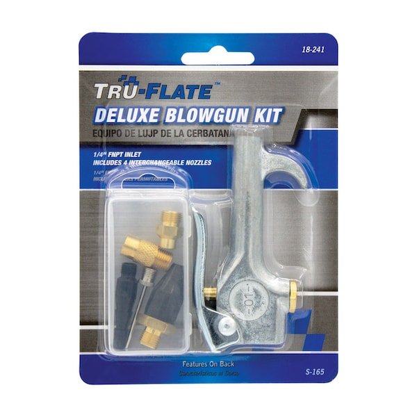 Tru-Flate Tru-Flate Steel Air Blow Gun Safety Lever 1/4 in. NPT 18241 - main